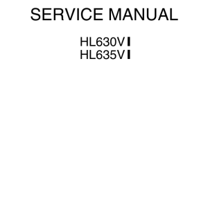 Hyundai HL630VL, HL635VL Wheel Loaders Service Repair Manual